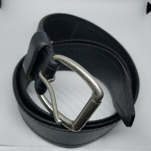 Lejon 32 black leather strap belt